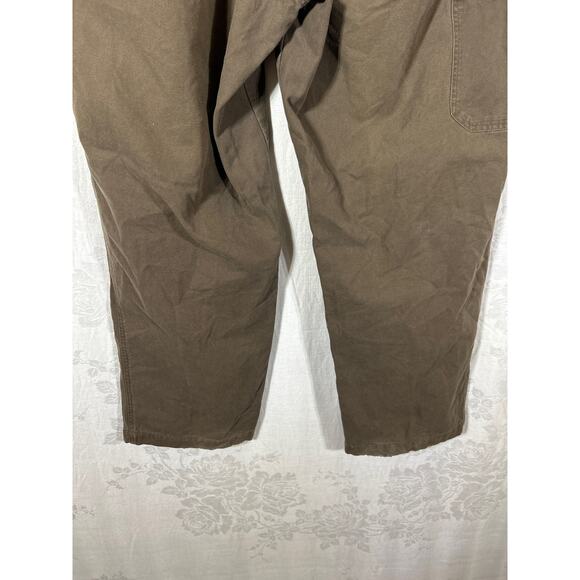 Columbia Pants 40 Brown Canvas Zip Pockets Outdoors Hiking Gorpcore - Picture 11 of 16